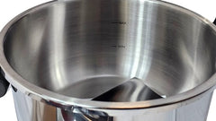 Autocuiseur et Casserole à Couscous Royal Swiss - 2 en 1 - 8 Litres - Ø 26 cm - Acier Inoxydable - Induction - Fermeture Automatique