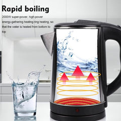 Bouilloire Royal Swiss en Acier Inoxydable - 2 Litres - Rouge