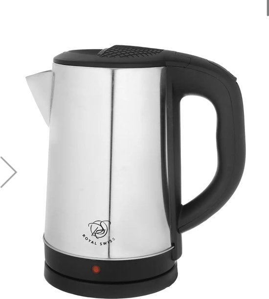 Bouilloire Royal Swiss en Acier Inoxydable - 2 Litres - Argent