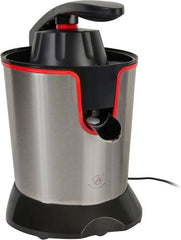 Presse-agrumes électrique Royal Swiss - 0,4 L - Acier inoxydable - Avec 2 cônes de presse et fonction anti-goutte