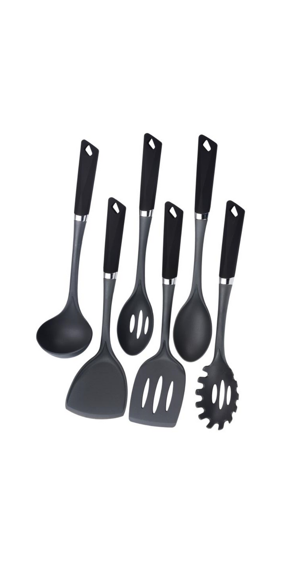 Set d’ustensile de cuisine - Noir - Gris